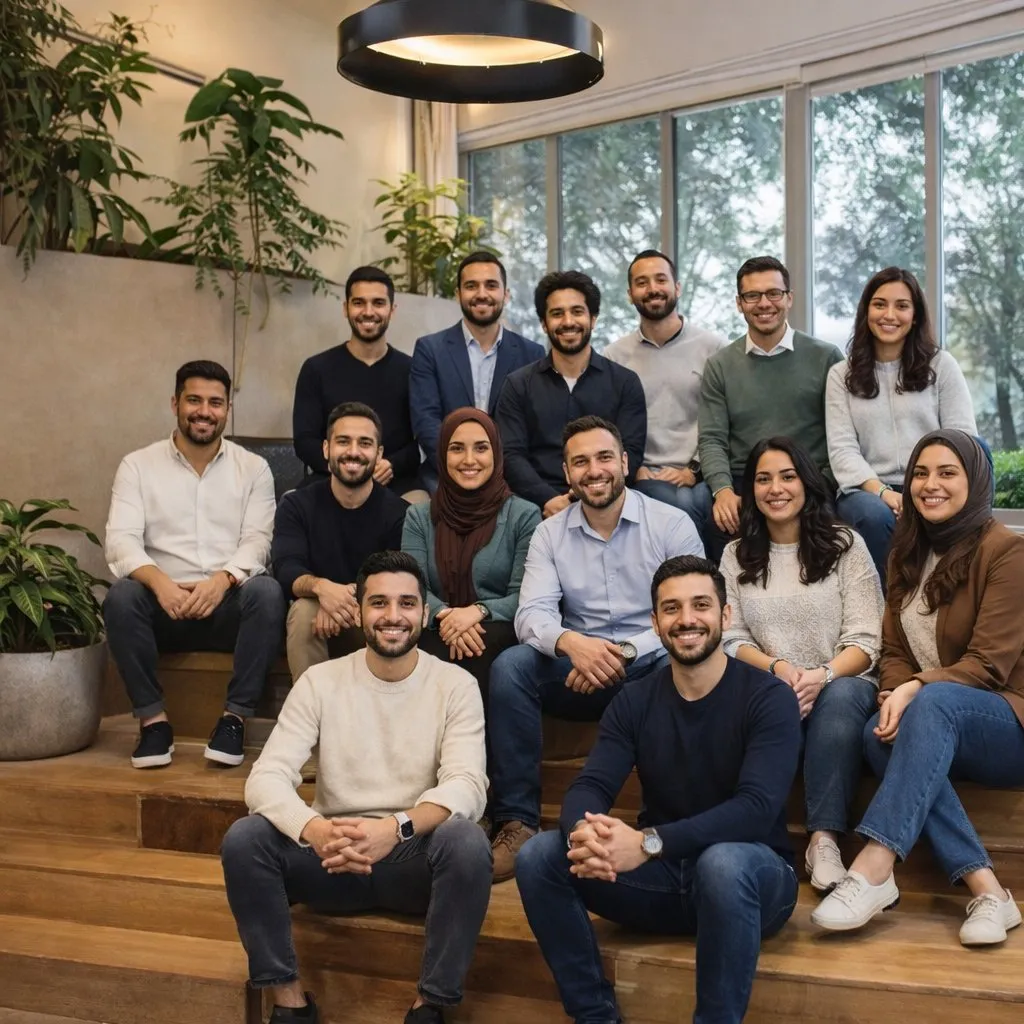 L’équipe EOS Partners réunie dans ses bureaux
